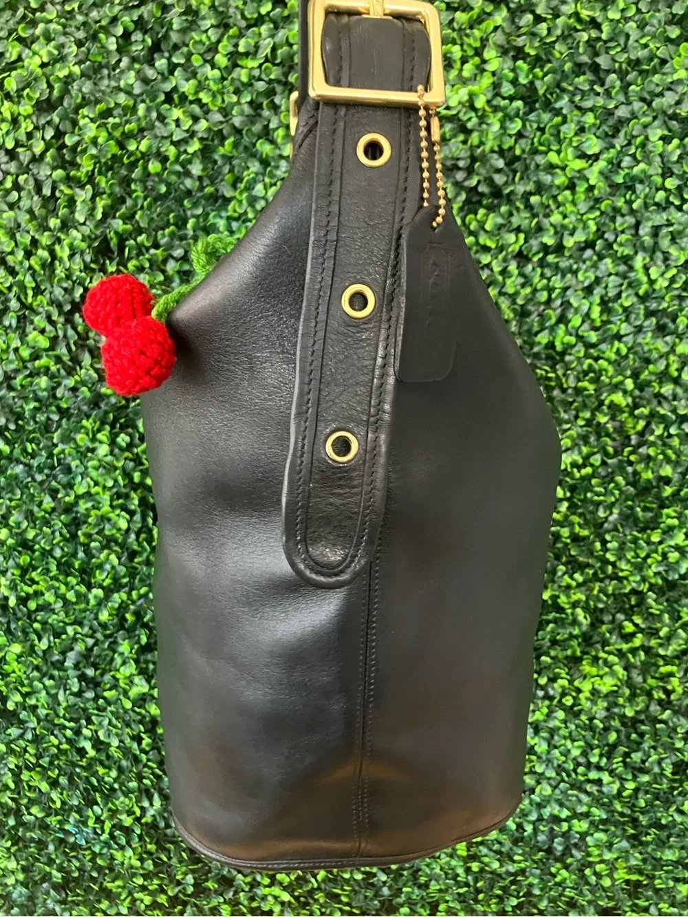 Black Coach 9085 XL Duffle shoulder Bag
